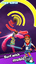 Cyber Surfer: Beat&Skateboard screenshot